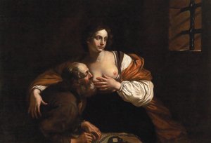 Charité romaine - Guercino