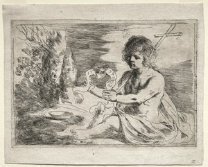 Saint Jean-Baptiste - Guercino