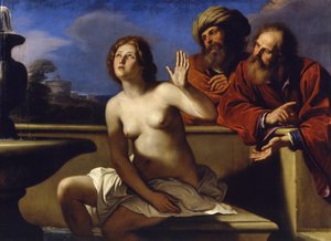 Suzanne et les vieillards - Guercino