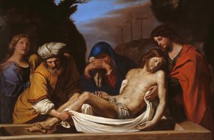 La Mise au tombeau, vers 1656 - Guercino