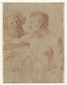 Deux hommes - Guercino