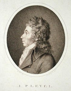 Ignaz Joseph Pleyel (1757-1831) gravé par F.W. Nettling - Guerin (after)