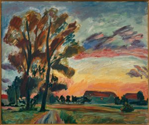 Grande paysage de Schwedt - Götz von Seckendorff
