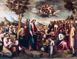 La multiplication des pains - Guglielmo Caccia