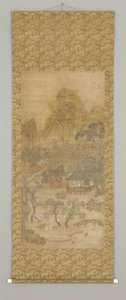 Shanshui (encre et couleur sur soie) - Gui Xia