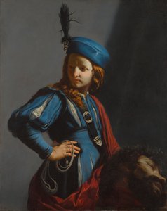 David avec la tête de Goliath