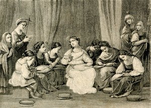 Adolescence de la Vierge, par Guido Reni, Sanctuaire de la Sainte Maison, Loreto, Marches, Italie - Guido Reni