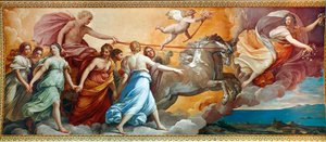 Aurora (peinture sur toile) - Guido Reni