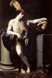 David avec la Tête de Goliath, 1605-1606