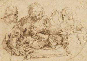 Sainte Famille avec un ange