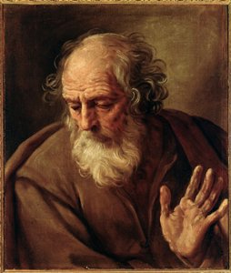 Portrait de Saint Joseph. Peinture de Guido Reni dit Le Guide (1575-1642) 1640-1642 Huile sur toile Dim 65x53 cm Rome, Galleria Nazionale d