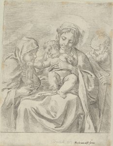 La Sainte Famille avec Sainte Claire, 1590-1600 - Guido Reni