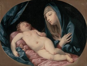 La Madone adorant l