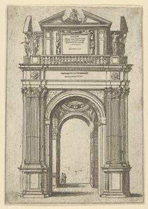 Arc de triomphe surmonté d