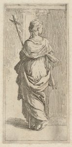 Une fille avec un crucifix