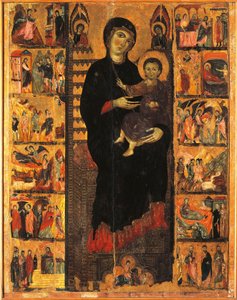 Majesté (détail) - Guido da Siena