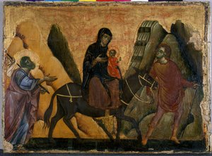 La fuite en Égypte - Guido da Siena
