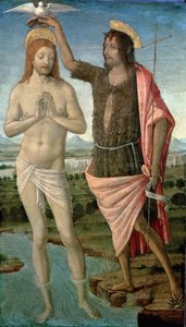 Le Baptême du Christ, 1486 - Guidoccio di Giovanno Cozzarelli
