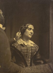 Attention, regard attentif (à gauche) ; Attention douloureuse (à droite),1854-1856, imprimé en 1862 (photo)