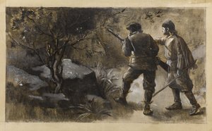 Kennybol et Guldon Stayper, vers 1889 (huile sur toile) - Guillaume Albert Demarest