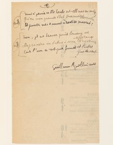 "Vie anecdotique. "Hymne de la Société des Nations". Tabac.", 15 août 1918 - Guillaume Apollinaire