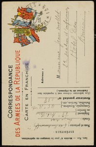 Carte postale autographe à Jean Mollet, 31 juillet 1915 - Guillaume Apollinaire