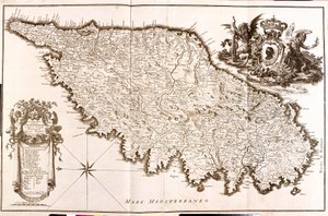 Carte de la Corse (France)