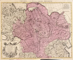 Carte de la Tartarie (Asie centrale, Sibérie, Turkestan, Mongolie et Mandchourie) (gravure)