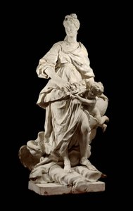Portrait de Marie Leszczyńska, reine de France (1703-1768) Reine de France en Junon. Sculpture en marbre par Guillaume Coustou (1677-1746) vers 1725 Paris, Musée du Louvre - Guillaume I Coustou