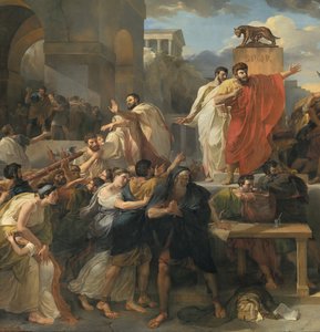 (détail) Mort de Virginie - Guillaume Lethiere