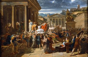La mort de César, 44 av. J.-C. - Guillaume Lethiere