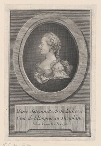 Marie-Antoinette, princesse, 1770 - Guillaume Phillipe Benoist