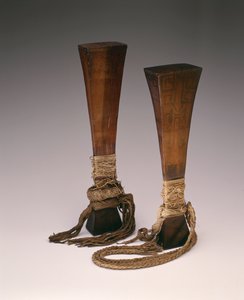 Deux massues de guerre, probablement XIXe siècle - Guinean New