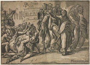 Christ guérissant les lépreux, 1608 - Guiseppe Rossigliani