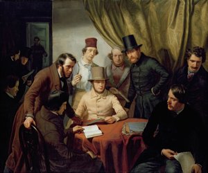 Les Membres du Club des Artistes de Hambourg, 1840 - Gunther Gensler