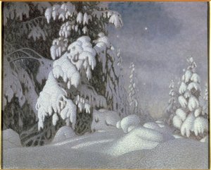 Clair de lune en hiver