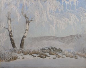 Givre blanc au soleil - Gustaf Fjæstad