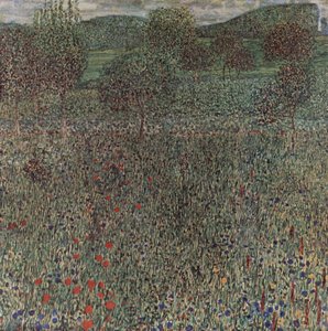 Champ fleuri - Gustav Klimt