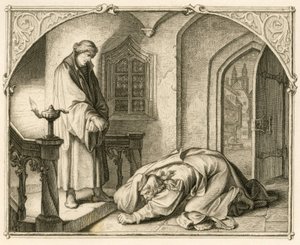 Martin Luther avec le brigand Hans Kohlhase (1500-1540) - Gustav Ferdinand Leopold Konig