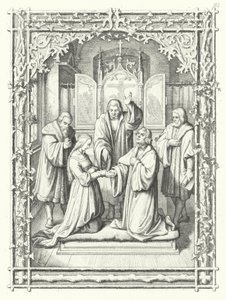 Mariage de Martin Luther avec Katharina von Bora - Gustav Ferdinand Leopold Konig