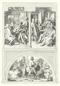 Scènes de la vie de Martin Luther (gravure) - Gustav Ferdinand Leopold Konig