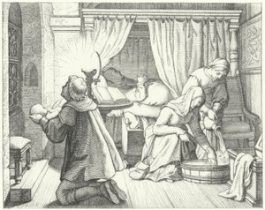 La naissance de Martin Luther - Gustav Ferdinand Leopold Konig