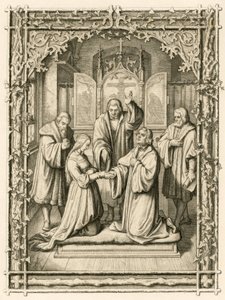Le mariage de Martin Luther et Katharina von Bora (Catherine de Bore) - Gustav Ferdinand Leopold Konig