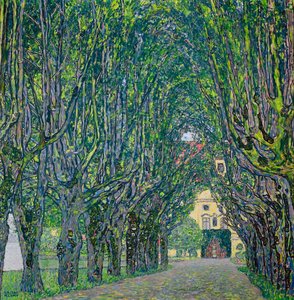 Avenue dans le parc du château de Kammer, 1912