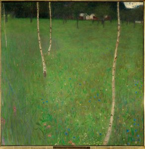 Ferme avec bouleaux - Gustav Klimt