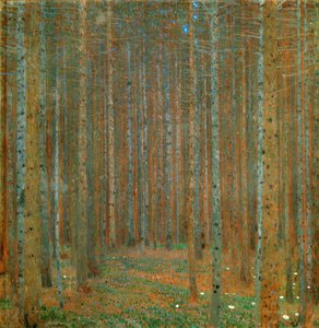 Forêt de sapins I - Gustav Klimt