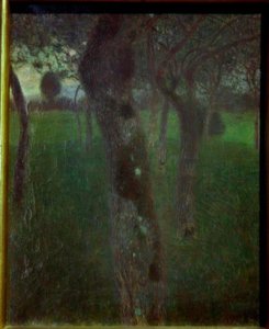 Verger au soir - Gustav Klimt