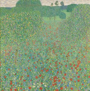 Champ de coquelicots - Gustav Klimt