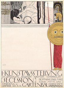 Affiche pour la Première Exposition Sécessionniste à Vienne en 1898