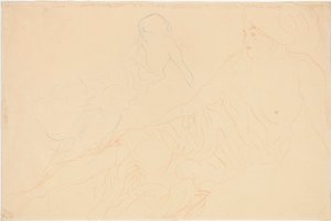 Nus couchés, 1913 - Gustav Klimt